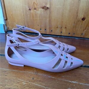 Melissa Jelly flats Melissa Spider Ankle Strap Flats  8